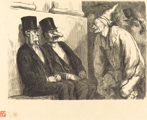 Opera Ball: Za dużo się bawisz! autorstwa Etienne after Honoré Daumier