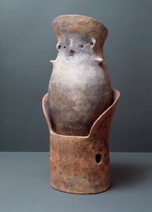 Cywilizacja etruska, obrzęd pogrzebowy: ukształtowana kostnica kanopska, VIII wpne Z terenu Bisenzio autorstwa Etruscan