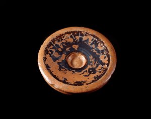 Cywilizacja etruska: fragment cięcia terakoty poświęcony bogini Demeter 550-530 pne - Z Gravisca, Włochy autorstwa Etruscan