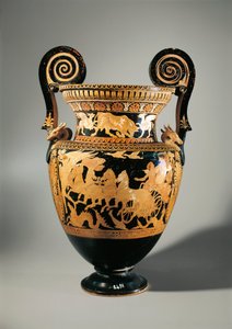 Włochy, Lacjum, Civita Castellana, Falerii, krater Volute (waza do mieszania wina i wody) autorstwa Etruscan