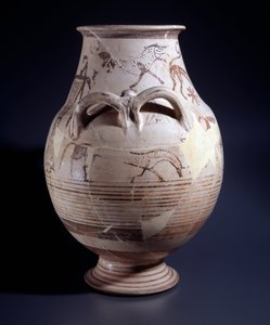 Krater z terakoty, 680-660 pne autorstwa Etruscan