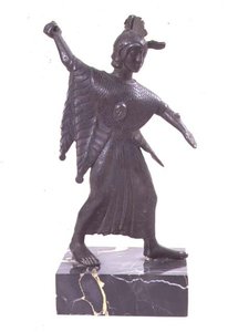 Figurka walczącej Minerwy, Etrusków (brąz) autorstwa Etruscan Etruscan