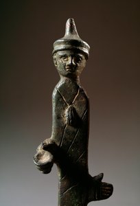 Haruspice, rzeźba z brązu, III wiek pne autorstwa Etruscan Etruscan