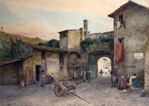 Kawaleria Portowa (Porta Cavalleggeri) w Rzymie z serii Roma sparita (Zaginiony Rzym)