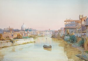 Widok na Tevere z Ponte Sisto