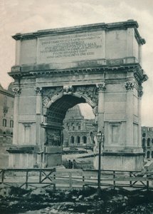 Łuk Tytusa, Rzym, Włochy, 1927 autorstwa Eugen Poppel