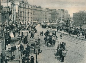 Borgo Santa Lucia, Neapol, Włochy, 1927