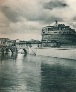 Castel Sant Angelo, Rzym, Włochy, 1927 autorstwa Eugen Poppel