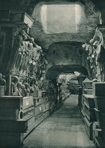 Katakumby Kapucynów, Palermo, Sycylia, Włochy, 1927