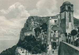 Kościół na brzegu, Capri, Włochy, 1927 autorstwa Eugen Poppel