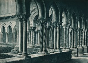 Krużganki Klasztoru Benedyktynów, Monreale, Sycylia, Włochy, 1927 autorstwa Eugen Poppel