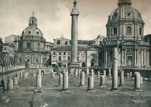 Forum Trajana, Rzym, Włochy, 1927 autorstwa Eugen Poppel