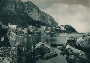 Marina Grande, Capri, Włochy, 1927 autorstwa Eugen Poppel