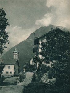 Droga do Zamku Tyrolskiego, Merano, Południowy Tyrol, Włochy, 1927 autorstwa Eugen Poppel