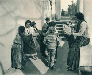 Tarantella, Capri, Włochy, 1927