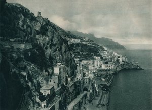 Widok Amalfi, Włochy, 1927 autorstwa Eugen Poppel