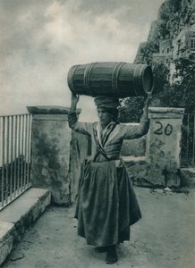 Niosący wodę, Capri, Włochy, 1927