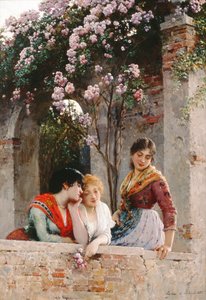 Na tarasie autorstwa Eugen von Blaas