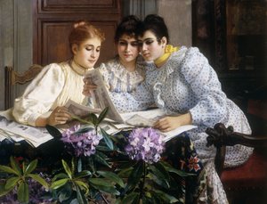 Wybór Trousseau autorstwa Eugen von Blaas