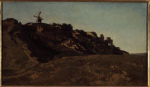 Widok na Montmartre, około 1848 roku (obraz)