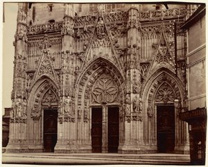 Abbeville, Saint-Vulfran autorstwa Eugène Atget