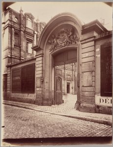 Hotel Lamoignon, ul. Pavée 24 autorstwa Eugène Atget