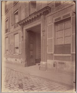 Hôtel Richelieu, 18 quai de Béthune autorstwa Eugène Atget