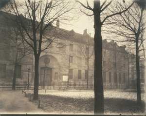 Hôtel Scipion Sardini, Rue Scipion autorstwa Eugène Atget