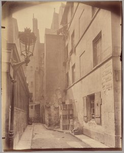 Impasse de la Baudoirie, rue de Venise autorstwa Eugène Atget