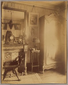 Innenraum von Frau D., kleine Rentnerin, Boulevard du Port-Royal autorstwa Eugène Atget