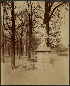 Ogród Luksemburski autorstwa Eugène Atget