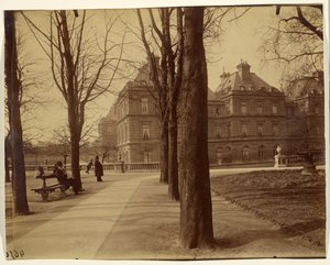 Ogród Luksemburski autorstwa Eugène Atget