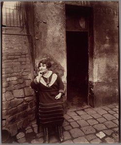 La Villette, ulica Asselin autorstwa Eugène Atget