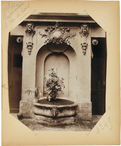 Strona z albumu „Dokumenty do historii starego Paryża”, ok. 1910 (odbitka albumowa) (zob. także 622596-600) autorstwa Eugène Atget