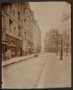 Place Dauphine autorstwa Eugène Atget