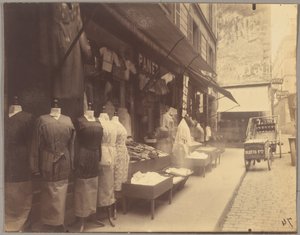 Ulica Mouffetard autorstwa Eugène Atget