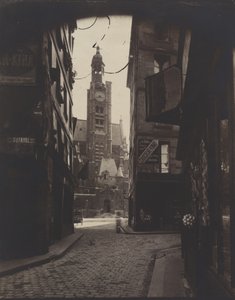Rue de la Montagne-Sainte-Geneviève autorstwa Eugène Atget