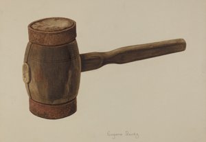Kredujący młotek autorstwa Eugene Bartz