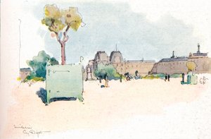 Tuileries, 1915 autorstwa Eugene Bejot