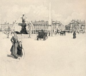 Place de la Concorde, 1915 autorstwa Eugene Bejot