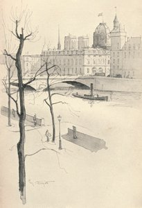Pont au Change, 1915 autorstwa Eugene Bejot