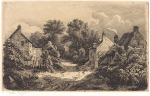 Le chemin de Garens (Droga do Garens) autorstwa Eugene Bléry