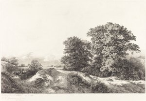 Dęby w Vaux de Cernay autorstwa Eugene Bléry