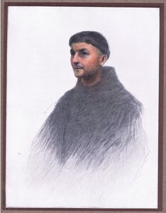 Zakonnik, 1919 autorstwa Eugene Burnand