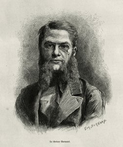 Portret dr Harmanda, grawerowany przez Eugene