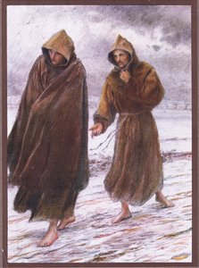 Św. Franciszek wyrusza do brata Leona, gdzie znajduje się doskonała radość, 1919