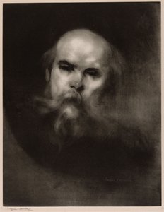 Portret Paula Verlaine autorstwa Eugène Carrière