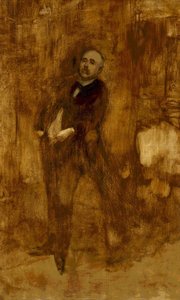 Portret Clemenceau .a autorstwa Eugène Carrière