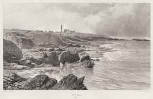 Przylądek Św. Mathieu, 1846. autorstwa Eugene Ciceri