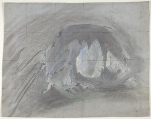 Projekt scenografii w Operze, Paryż, 1828-90.